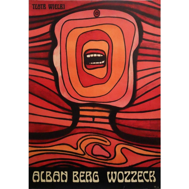 Date: 1964 Size: 26 x 38 inches Artist: Jan Lenica Note: Two posters with slightly different colours, please see photos....