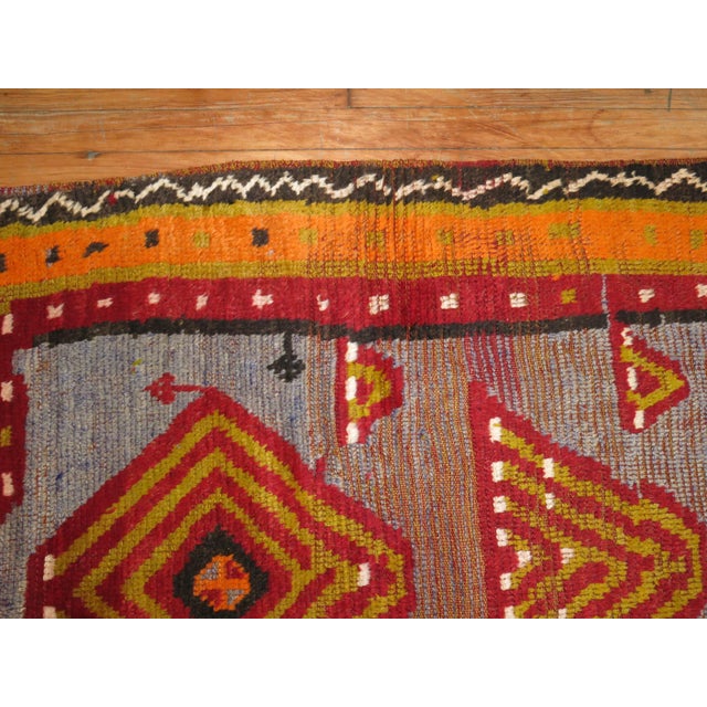 Textile Vintage Turkish Tulu Rug - 3'6" x 5'9" For Sale - Image 7 of 18