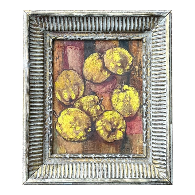 Vintage Framed Still Life Painting For Sale