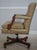 Traditional Classic Leather Tufted Rolling Desk Chair For Sale - Image 3 of 18