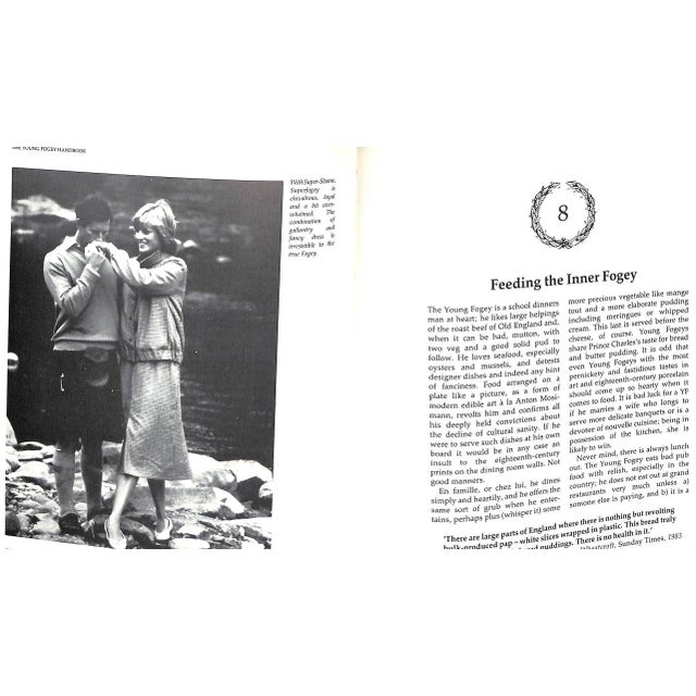 White "The Young Fogey Handbook a Guide to Backward Mobility" Book 1985 Lowry, Suzanne For Sale - Image 8 of 11