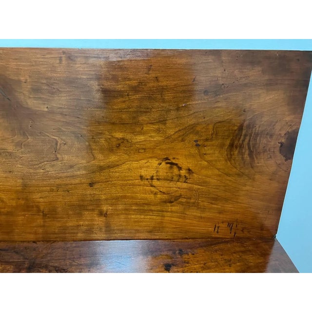 Antique Hepplewhite Style Mahogany Console Opens to Game Table For Sale - Image 10 of 12