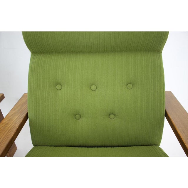 Set of Former Czechoslovakian Beech Armchairs, 1970s For Sale - Image 15 of 18