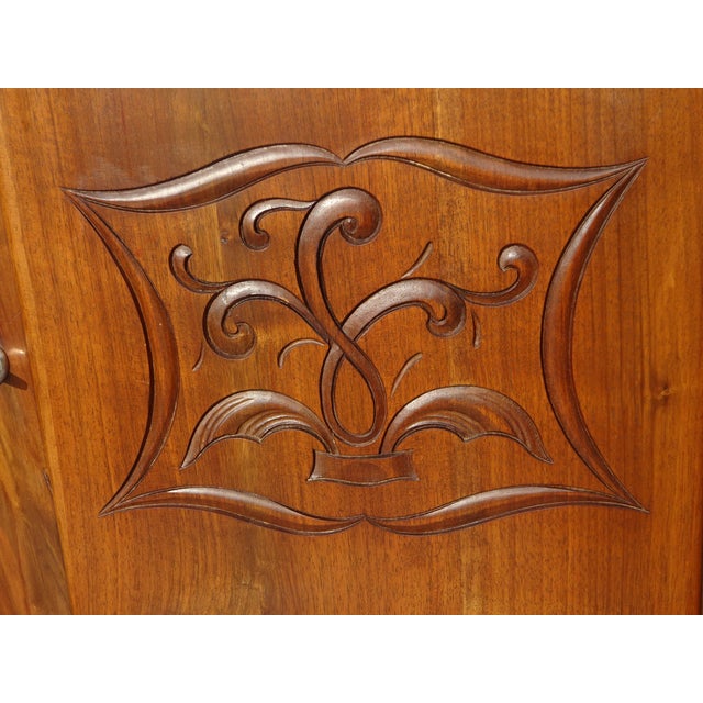 Vintage Sideboard in Walnut, 1950s For Sale - Image 9 of 18