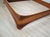 Italian Curved Walnut Bed Frame with Storage Headboard, 1970s For Sale - Image 14 of 15
