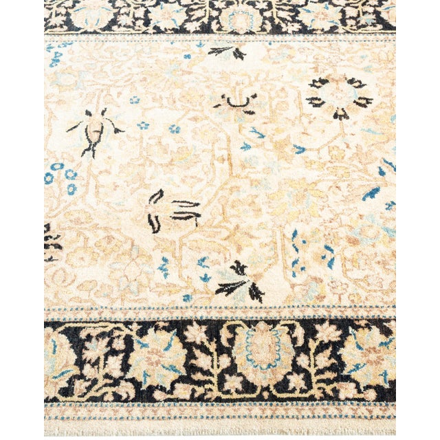 Solo Rugs Mogul, One-of-a-Kind Hand-Knotted Area Rug - Ivory, 3' 2" x 5' 5" For Sale - Image 4 of 8