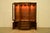Baker Furniture Style French Regency Carved Walnut Lighted Breakfront Bookcase Cabinet For Sale In South Bend - Image 6 of 12