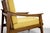 Yellow Mid-Century Italian Armchair in Teak and Mustard Velvet, 1960s For Sale - Image 8 of 9
