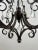 Late 20th Century French Art Nouveau Style Metal & Crystal 6 Light Scroll Chandelier For Sale - Image 11 of 11