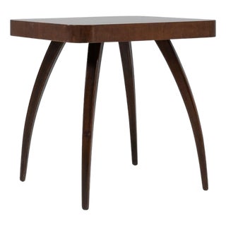 1960s Czech Walnut Spider Table By J. Halabala For Sale