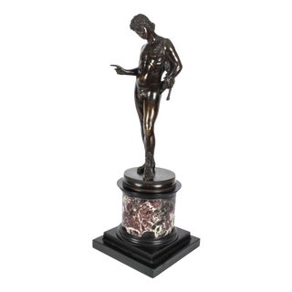 Grand Tour Figure of David, 19th Century, Bronze For Sale