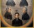 Textile 19th Century French Religious Oil Painting of Five Priests in Giltwood Frame For Sale - Image 7 of 9