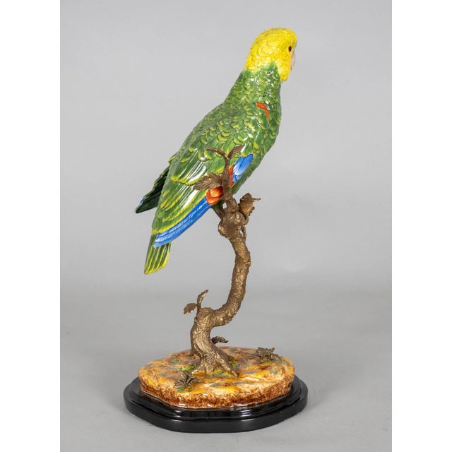 Ceramic Chinese Porcelain Parrot For Sale - Image 7 of 11