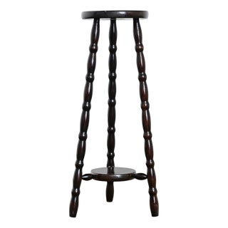 English 19th Century Bobbin Turned Stool For Sale