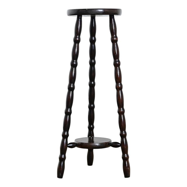 English 19th Century Bobbin Turned Stool For Sale