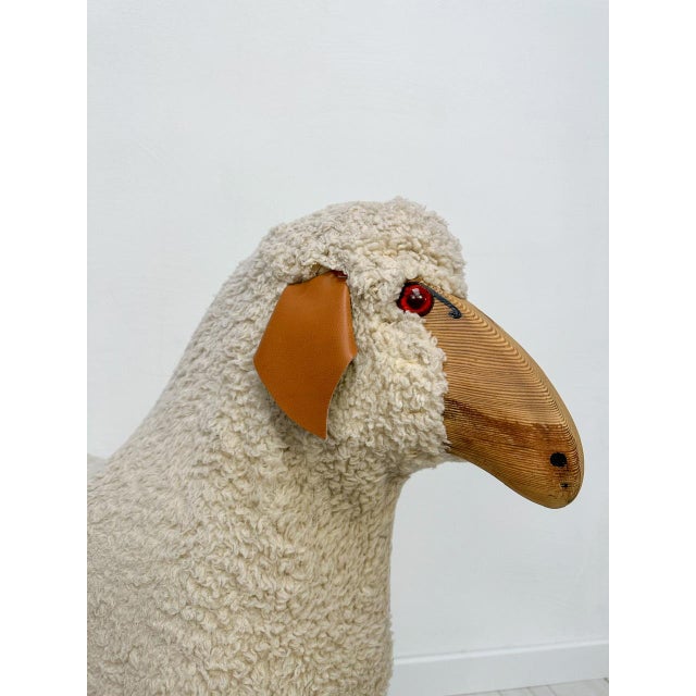 Vintage Sheep Figure Stool by Hanns-Peter Krafft for Meier Germany, 1960s For Sale - Image 4 of 8