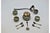 Silver Salt and Pepper Shakers with Glass Cores and Spoons, Set of 11 For Sale - Image 9 of 11