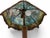 Early 20th Century Edward Miller & Co. Scenic Landscape Overlay Slag Glass Lamp For Sale In West Palm - Image 6 of 10