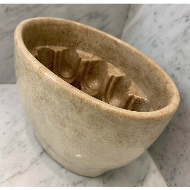 Antique Victorian English Ceramic Jelly/Aspic Mould, 19th Century For Sale - Image 12 of 12
