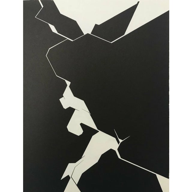 Contemporary Pablo Palazuelo Lithograph Dm02207 Derriere Le Miroir 1974 For Sale - Image 3 of 3