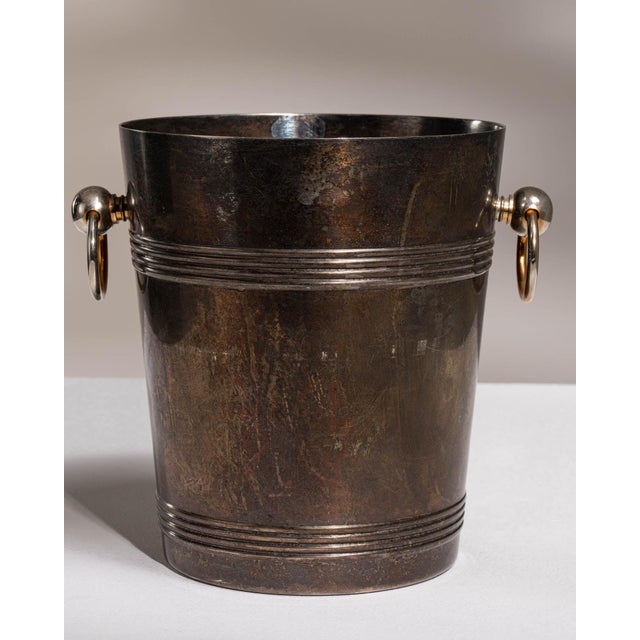 Mid 20th Century France Silver Ice Bucket For Sale - Image 12 of 15