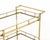 Mid 20th Century Mid-Century Modern Brass Two-Tier Bar Cart For Sale - Image 5 of 7