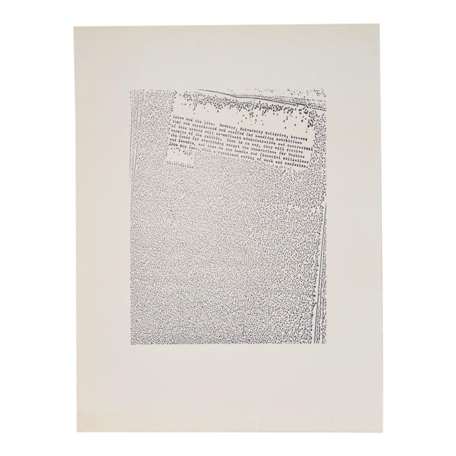 John Link (American, B.1942) "Untitled" Limited Edition Lithograph C.1973 For Sale