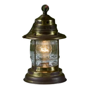 Brass Lantern Table Lamp