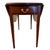 George Hepplewhite Late 20th Century, Hepplewhite Style Mahogany Pembroke, Folding Side Table For Sale - Image 4 of 14