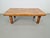 Brutalist coffee table, solid oak, Wabi-Sabi Mid-century 1960s Beautiful coffee table in a brutalist design. Origin:...