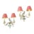Mid 20th Century French Maison Baguès Style Two-Light "Bird and Foliage" Sconces - a Pair For Sale