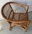 Wood 1940s Rattan Child's Chair W/Custom Leather Cushions For Sale - Image 7 of 11