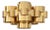 1970s Brass Chandelier by Curtis Jere for Artisan House For Sale