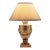 Nancy Corzine Neoclassical Urn Form White Gold Giltwood Table Lamp 1 of 2 For Sale