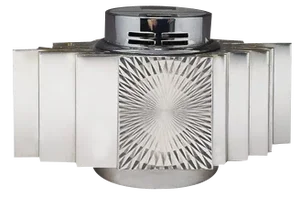 Table Lighter in Aluminium by Sarome, 1960s