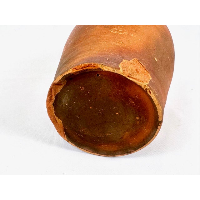 Antique Aegean Clay Pottery Jar For Sale - Image 10 of 12