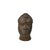 African Early 20th Century Benin Bronze Portrait Figure Nigeria For Sale - Image 3 of 8