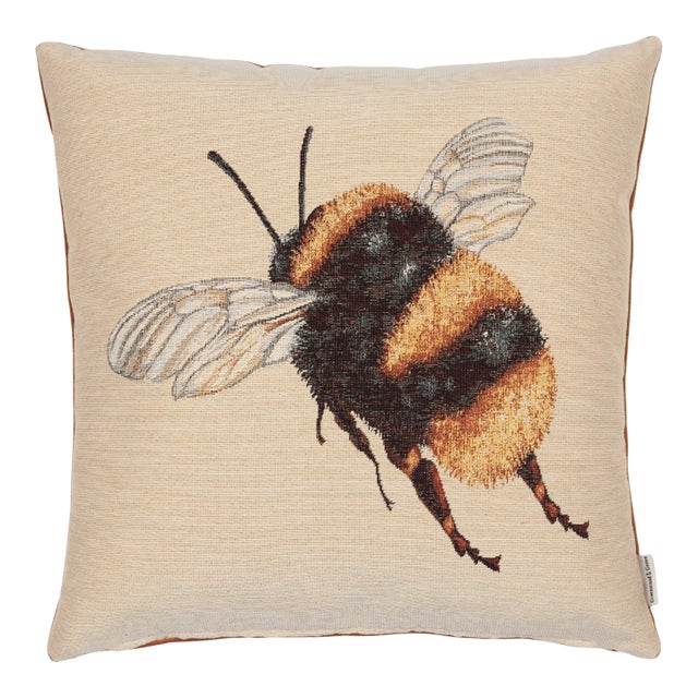 Humble Bumble Woven Cushion With Feather Filler - 42x42cm (17"x17") For Sale