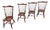 Vintage Dr Dimes Windsor Style Oak & Solid Cherry Dining Chairs - Set of 4 For Sale