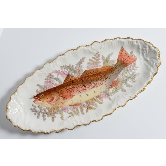 Just in! This is an authentic Belle Époque period porcelain fish service crafted from fine French blanks—such as those by...