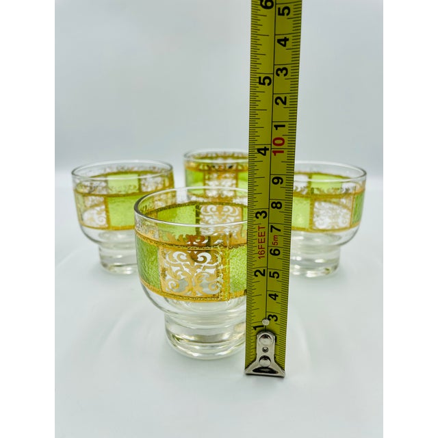 Culver Prado Mid-Century Rocks Glasses - Set of Four For Sale - Image 10 of 12