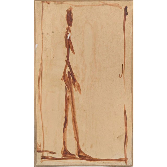 Contemporary Alberto Giacometti Walking Man Official Exhibition Poster For Sale - Image 3 of 3