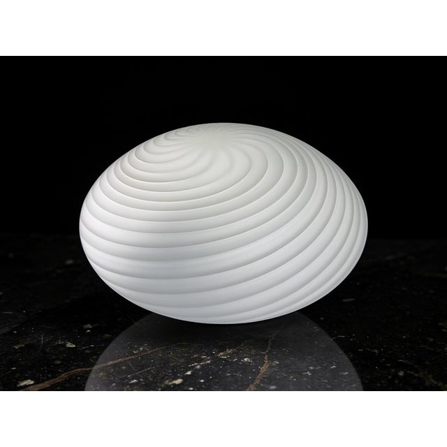 Metal Murano Glass Ceiling Lamp, 1980s For Sale - Image 7 of 8