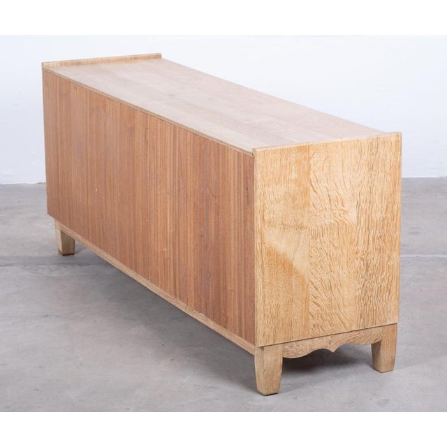 Brutalist Danish Oak Sideboard, 1960s For Sale - Image 9 of 10