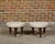 Pair of English Mahogany Stools with 19th Century Turned Legs on Casters For Sale - Image 10 of 10