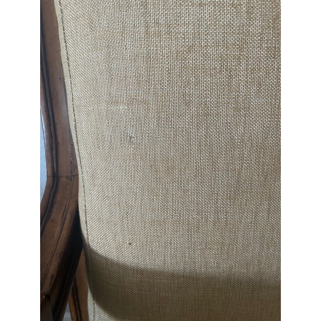 Gold 1990s Attributed to Nancy Corzine Josephine "Lounge" Chair With Id Collection Fabric For Sale - Image 8 of 9