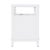 2020s Highbury 28 in. W Rectangular Wood 2 Drawer Nightstand with Open Shelf, Smooth White For Sale - Image 5 of 8