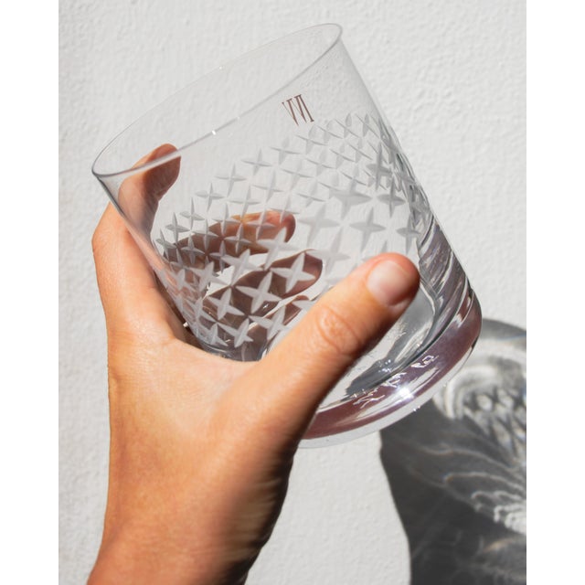Whiskey Glasses by Maryana Iskra for Ribes Studio Verres, 2004, Set of 6 For Sale - Image 3 of 18