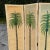 Vintage Coastal Woven Rattan Palm Tree Screen For Sale In West Palm - Image 6 of 6