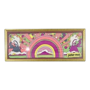 Mid 20th Century Peter Max Framed Scarf